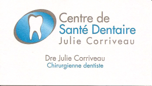 Centre de Santé Dentaire Julie Corriveau recto-1