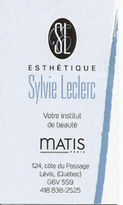 Esthétique Sylvie Leclerc Institut Matis
